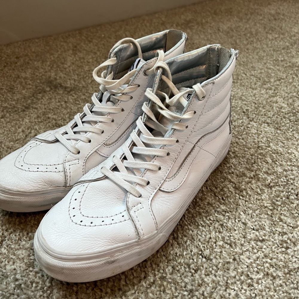 Vans sk8 hi leather
